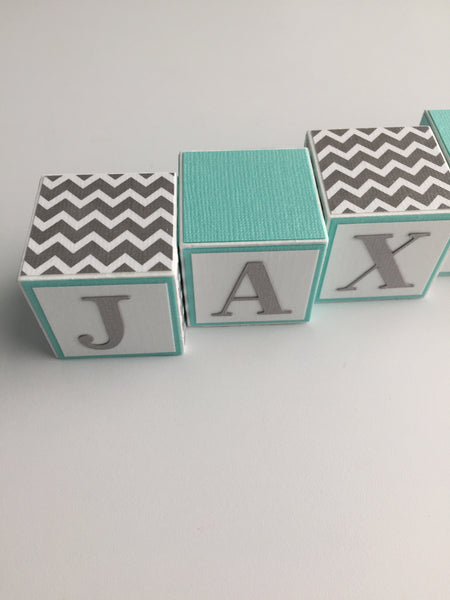 Personalized Baby Name Blocks - Baby Name Sign - Nursery Decor - Baby –  Bitsy Blocks